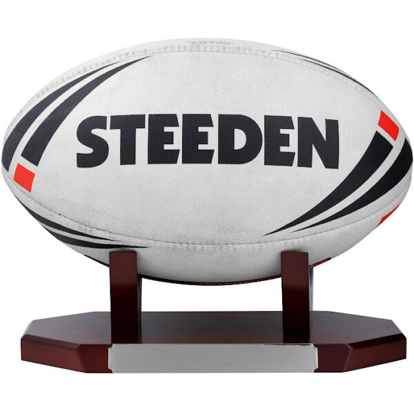 Timber Ball Holder - Rugby League / Union