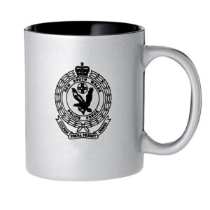 Ceramic Coffee Mug - Silver