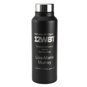 Matte Finish Value Water Bottle - Black