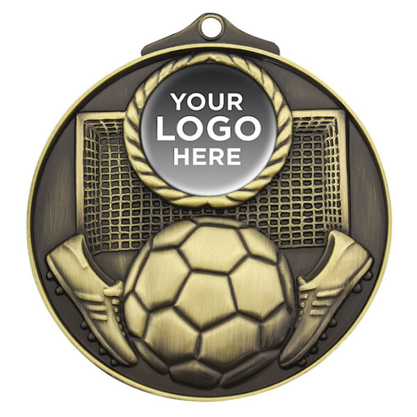Football Theme Logo Medal