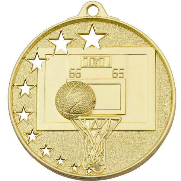 Stars Basketball Medal