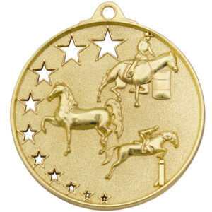 Stars Horse / Equestrian Medal