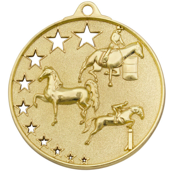 Stars Horse / Equestrian Medal
