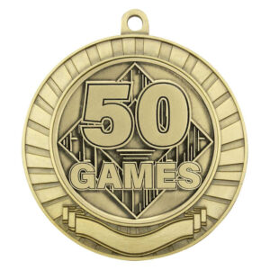 Eco Scroll 50 Games Medal