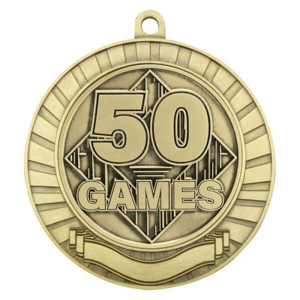 Eco Scroll 50 Games Medal