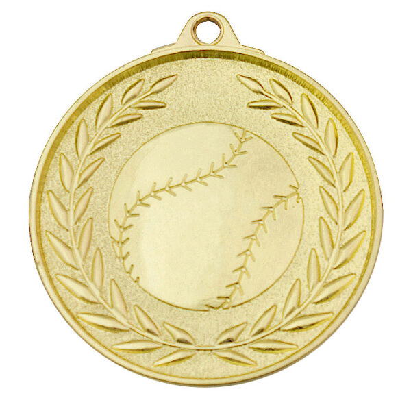 Classic Wreath Baseball / Softball Medal