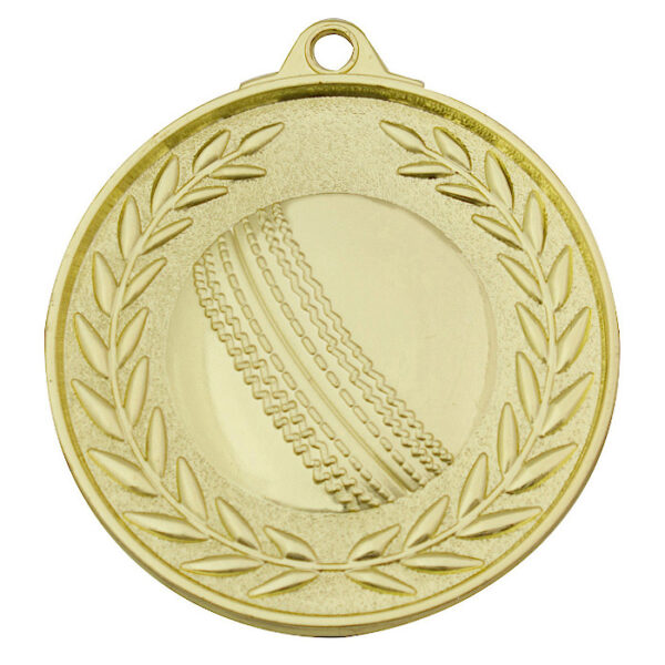 Classic Wreath Cricket Medal