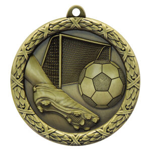 Derby Wreath Football / Soccer Medal