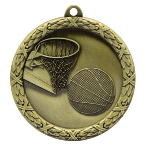 Derby Wreath Basketball Medal