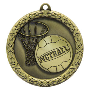 Derby Wreath Netball Medal