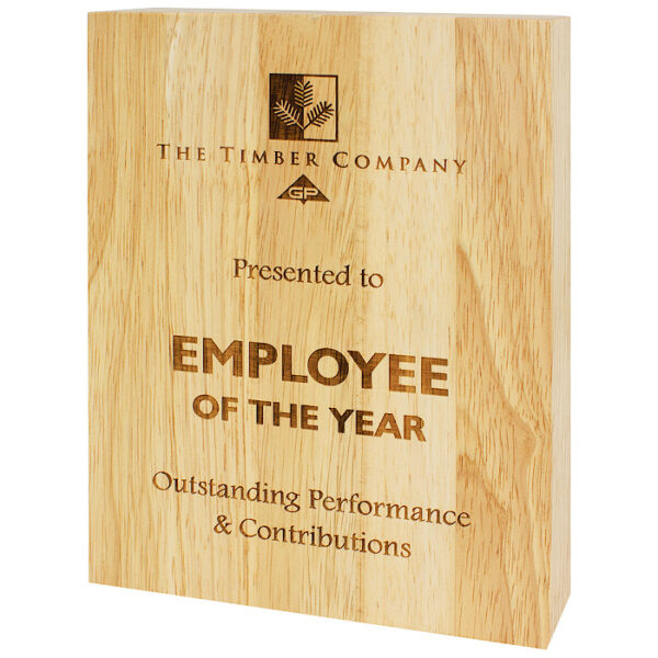 Block Award - Wood/Timber