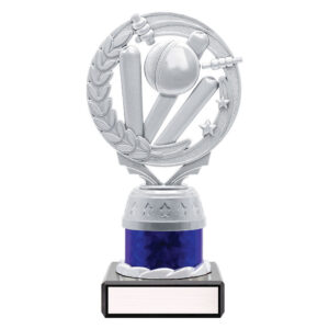 Silver / Blue Cricket Torch