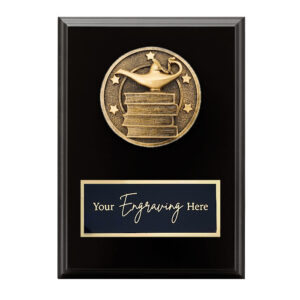 Spartan Black Plaque Academic
