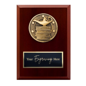 Spartan Walnut Plaque Academic