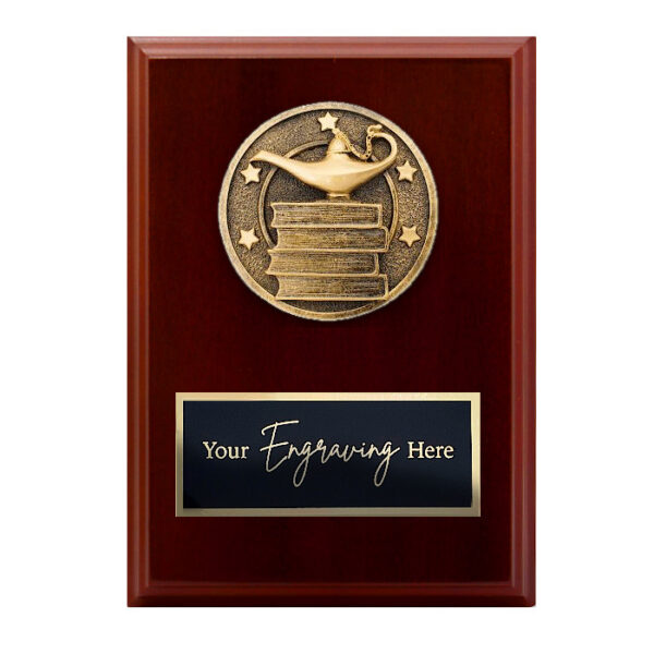 Spartan Walnut Plaque Academic