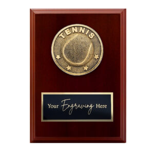 Spartan Walnut Plaque Tennis