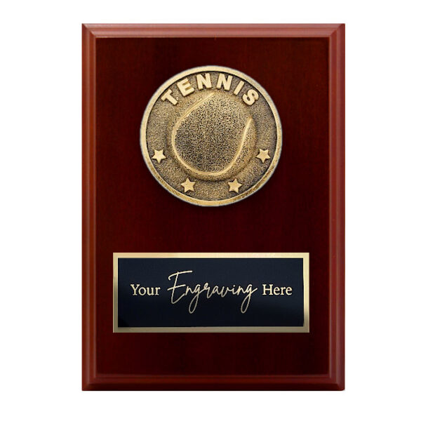 Spartan Walnut Plaque Tennis