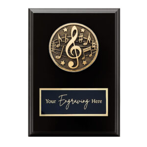 Spartan Black Plaque Music