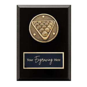 Spartan Black Plaque Billiards / Snooker