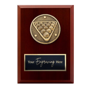 Spartan Walnut Plaque Billiards / Snooker