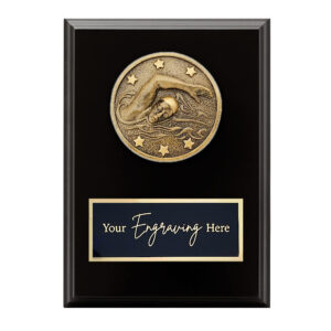 Spartan Black Plaque Swimming