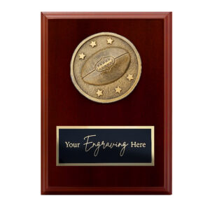 Spartan Walnut Plaque Aussie Rules