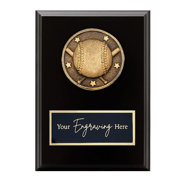 Spartan Black Plaque Baseball / Softball
