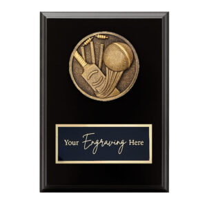 Spartan Black Plaque Cricket
