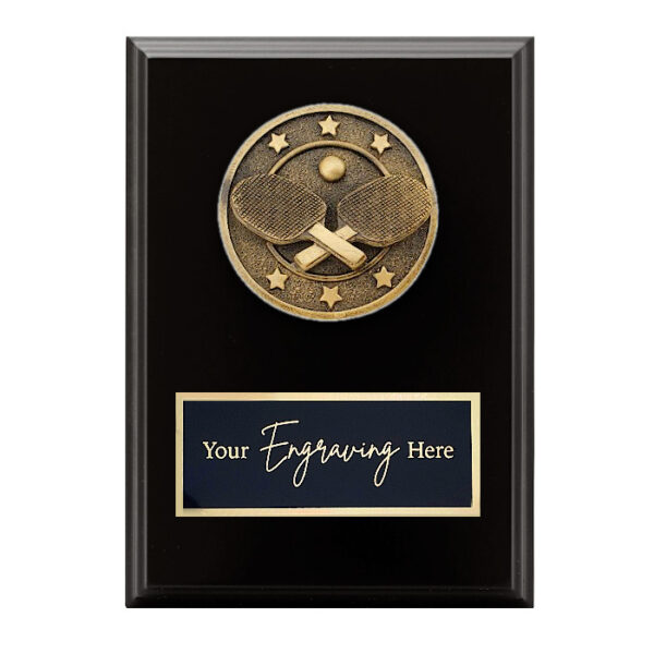 Spartan Black Plaque Table Tennis