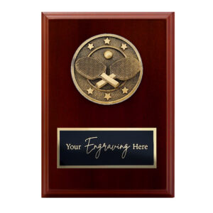 Spartan Walnut Plaque Table Tennis