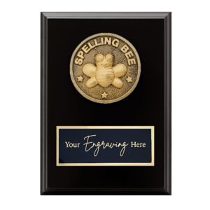 Spartan Black Plaque Spelling Bee