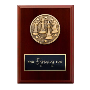 Spartan Walnut Plaque Chess