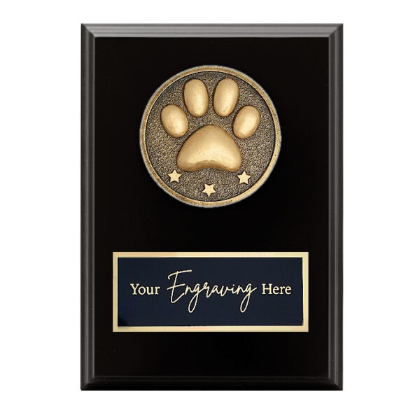 Spartan Black Plaque Pet