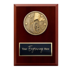 Spartan Walnut Plaque Motorsport