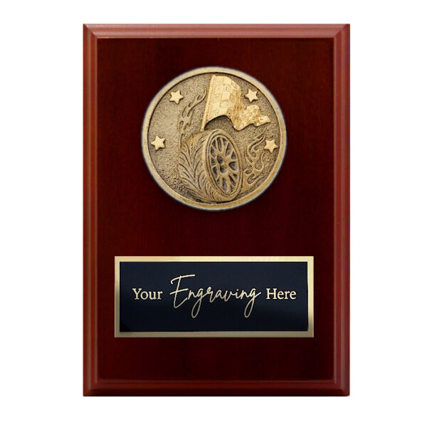 Spartan Walnut Plaque Motorsport