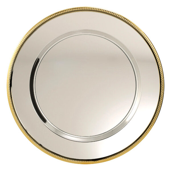 Metal Gold Edge Tray