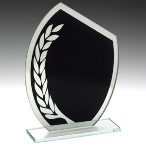 Glass Black Wreath