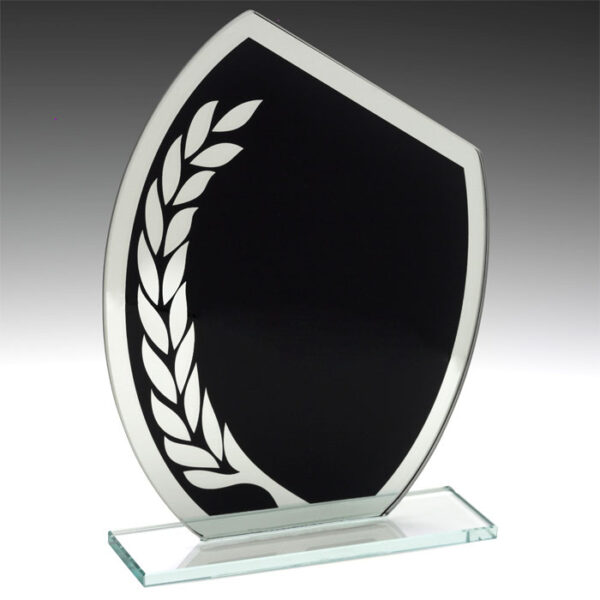 Glass Black Wreath