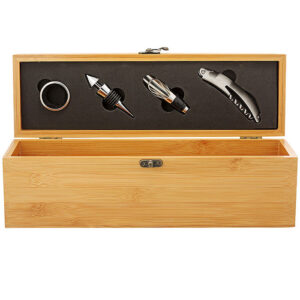 Wine Box with Tools - Bamboo