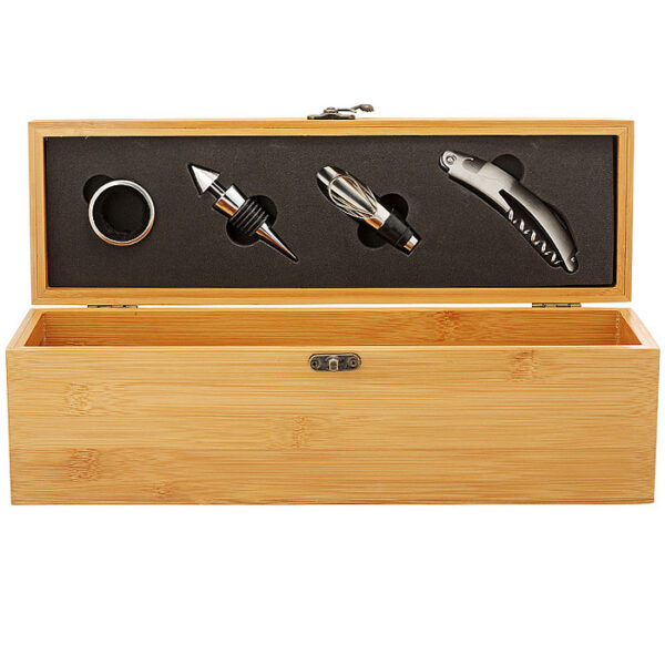 Wine Box with Tools - Bamboo
