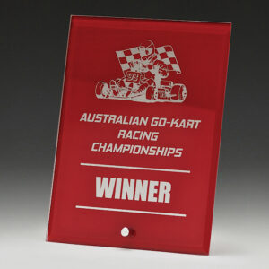 Craft Plaque Red