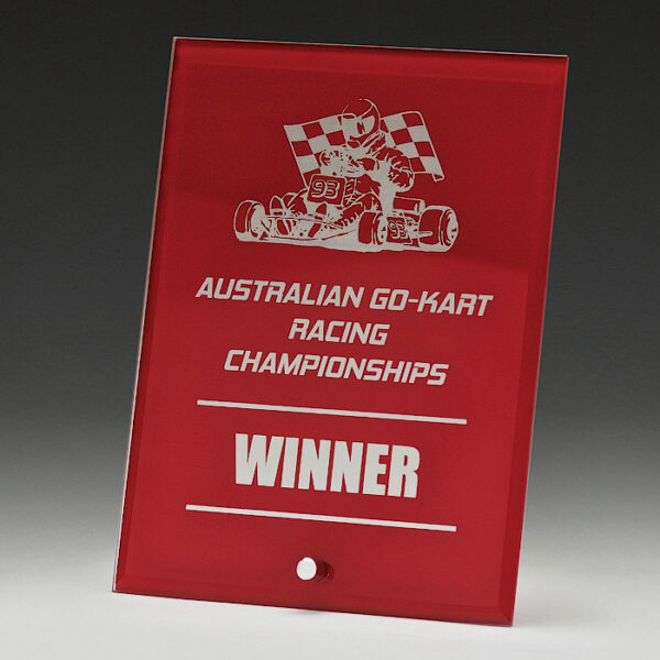 Craft Plaque Red