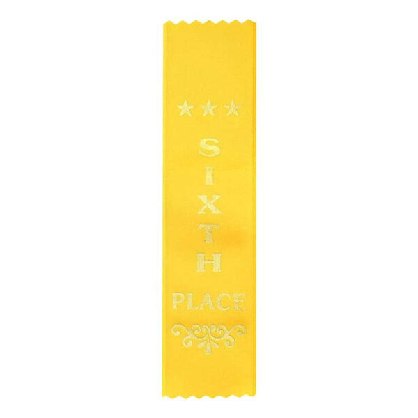 Value Ribbon – 6th Place (25 Pack) – Trophy Kingdom
